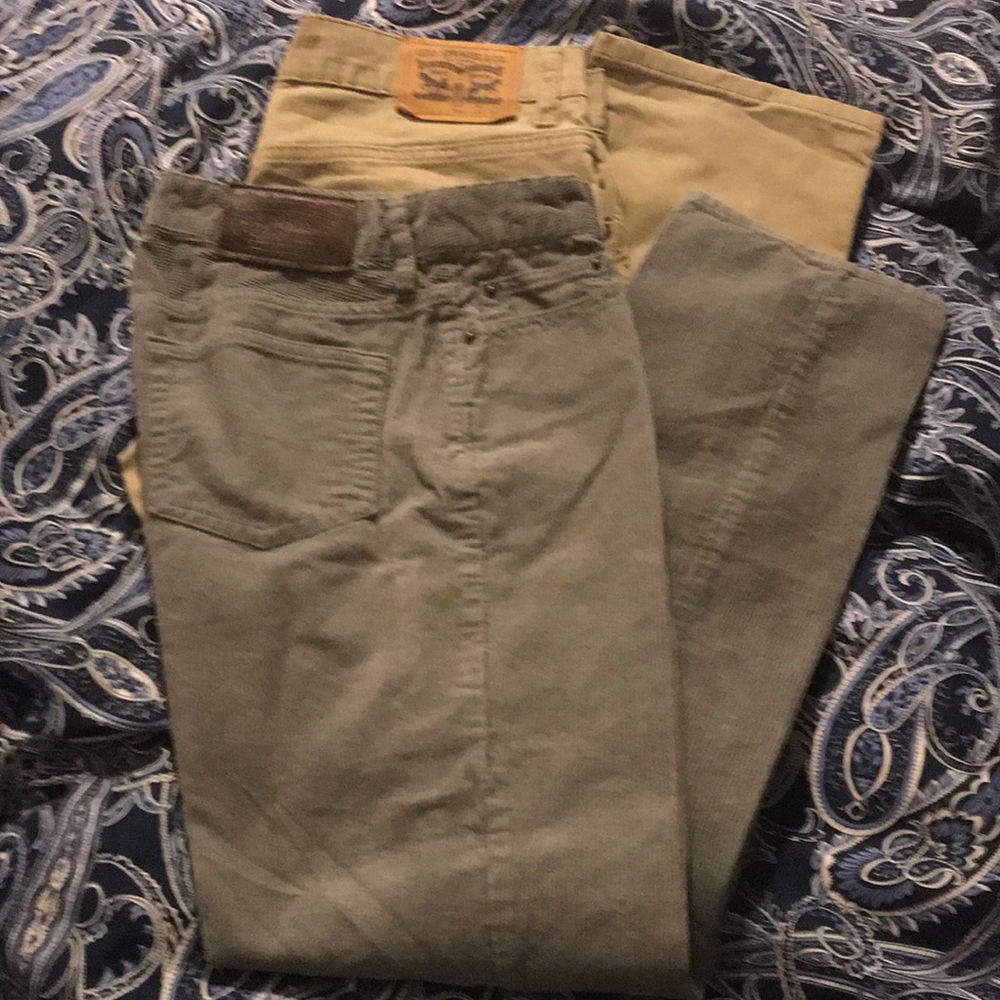 ⭐️Pants ⭐️ 29⭐️ 14⭐️ cotton khaki- gray corduroy.